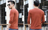 Solid O Neck Men Tee