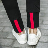 Contrast Color Fashion Men Street Style Pants