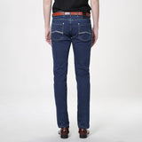 Leisure Straight Pocket Denim Men Pants