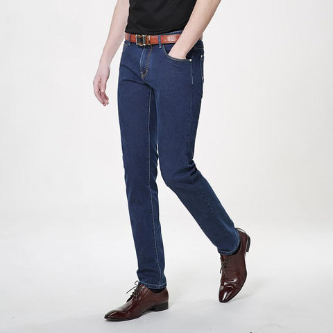 Leisure Straight Pocket Denim Men Pants