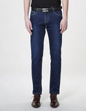 Solid Chic Straight Business Pocket Denim Men Pants