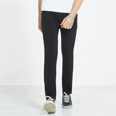 Cone Cotton Leisure Pocket Black Men Pants