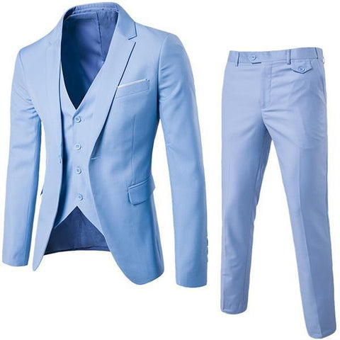 Three Piece Set Long Sleeve Fashion Men Suits