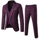 Three Piece Set Long Sleeve Fashion Men Suits