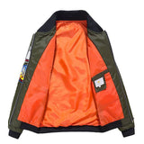 Hot Selling Applique Zipper Man Jackets