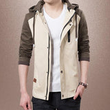 Color Block Button Up Cashmere Jacket
