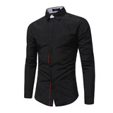 Lapel Long Sleeve Shirt For Business Men