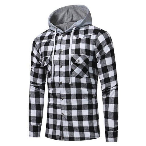 Hooded Chest Pocket Shirt