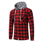 Hooded Chest Pocket Shirt