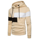 Euro Pocket Design Hooded Color Match Hoodies