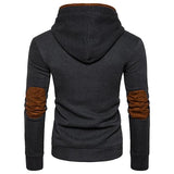 Stylish Hooded Fitted Single Breasted Men Hoodies