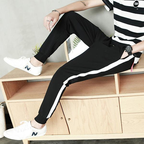 Color Match Casual Pant For Men