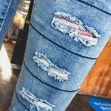 Wore Out Skinny Fitted Long Jeans