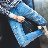 Wore Out Skinny Fitted Long Jeans