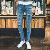 Wore Out Skinny Fitted Long Jeans