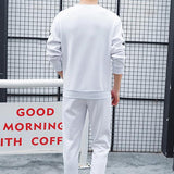 Pullover Personality Drawstring Long Pant Men Suit