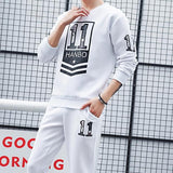 Pullover Personality Drawstring Long Pant Men Suit