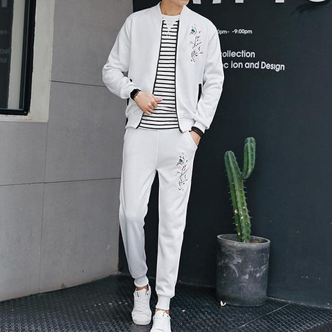 Active Fitted Long Pant Suit