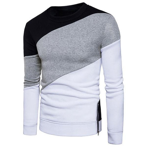 O Neck Long Sleeve Hoodies