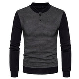 Stylish Color Match Stand Neck Pullover Hoodies