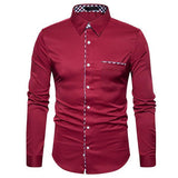 Plaid Fringe Lapel Long Sleeve Shirt