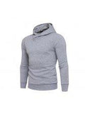 Casual Solid Hooded Personality Pullover Men Hoodies